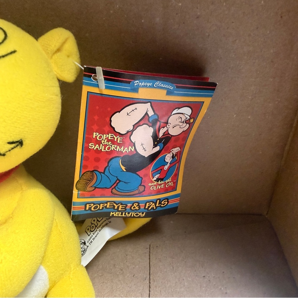 Eugene The Jeep Kelly Toy Plush Doll Popeye Vintage 2004 Rare 8" Posable Tail - Picture 7 of 9